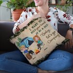 Henkilökohtainen Haluan pitää kättäsi 80 Camping pari Travel Life heittää tyynyn kansi syntymäpäivä vuosipäivä lahja pari Home Decoration