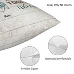 Personalizado Aparentemente Somos Problemas Juntos Quién Lo Sabía Funda Almohada Cumpleaños Regalo de Navidad Decoración del Hogar