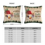 Henkilökohtainen Ilmeisesti olemme ongelmia yhdessä Kuka tiesi heittää tyynyn kansi Camping lahja pariskunnalle Kodin sisustus