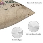 Henkilökohtainen Making Memories One Campsite At A Time Throw tyynyn kansi Syntymäpäivä Vuosipäivä Lahja Camping Pariskunta Sohva Decor