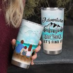 Henkilökohtainen perhe seikkailu Camping lainausmerkit meri Beach 20oz Tumbler kuuma ja kylmä juomat vuosipäivä lahja syntymäpäivä lahja