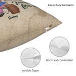 Personalisierte Ehemann und Frau Camping Partner für das Leben Throw Kissenbezug Geschenk für Camping Paar Wohnzimmer Dekoration