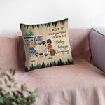 Henkilökohtainen Haluan pitää kädestäsi 80 ja sanoa Baby Let's Go Camping heittää tyynyn kansi lahja Camping pari makuuhuoneen sisustus