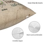 Henkilökohtainen Ilmeisesti olemme ongelmia yhdessä Kuka tiesi heittää tyynyn kansi syntymäpäivä vuosipäivä lahja leirintäalueelle pari kodin sisustus