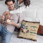 Henkilökohtainen Ilmeisesti olemme ongelmia yhdessä Kuka tiesi heittää tyynyn kansi syntymäpäivä vuosipäivä lahja Camping pari makuuhuoneen sisustus