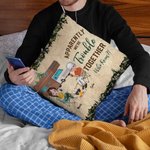 Henkilökohtainen Ilmeisesti olemme ongelmia yhdessä Kuka tiesi heittää tyynyn kansi syntymäpäivälahja leirintäalueelle pari kodin sisustus