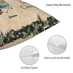 Henkilökohtainen Haluan pitää kättäsi 80 Camping pari Travel Life heittää tyynyn kansi syntymäpäivä vuosipäivä lahja pari Home Decoration
