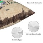 Henkilökohtainen Life Is Better When You're Camping Throw Pillow Cover Syntymäpäivä Anniversary Gift for Camping Couple Home Decoration