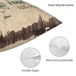 Henkilökohtainen Ilmeisesti olemme ongelmia yhdessä Kuka tiesi heittää tyynyn kansi syntymäpäivä vuosipäivä lahja Camping pari makuuhuoneen sisustus