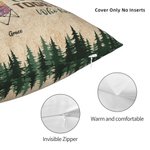 Henkilökohtainen Ilmeisesti olemme ongelmia yhdessä Kuka tiesi heittää tyynyn kansi Camping lahja pariskunnalle Kodin sisustus