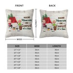 Henkilökohtainen Making Memories One Campsite At A Time Throw Tyynynpäällinen Syntymäpäivälahja Camping Couple Sohva Decor