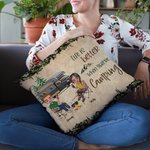 Henkilökohtainen Life Is Better When You're Camping Throw Pillow Cover Syntymäpäivälahja Camping Couple Wife Home Decoration