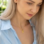 Collana personalizzata in argento Sterling di mucca Highland con pietra di nascita del cuore Regalo per la festa della mamma, compleanno e anniversario per gli amanti delle mucche Highland