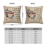 Henkilökohtainen Haluan pitää kädestäsi 80 ja sanoa Baby Mennään leirintäalueelle heittää tyynyn kansi vuosipäivä syntymäpäivälahja leirintäalueelle pari sohva sisustus