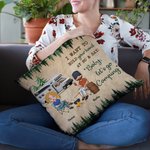 Henkilökohtainen Haluan pitää kädestäsi 80 ja sanoa Baby Let's Go Camping heittää tyynyn kansi lahja Camping pari makuuhuoneen sisustus