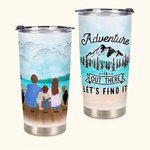 Henkilökohtainen perhe seikkailu Camping lainausmerkit meri Beach 20oz Tumbler kuuma ja kylmä juomat vuosipäivä lahja syntymäpäivä lahja