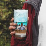 Henkilökohtainen meri Me Park Camping lainausmerkit Perhe lemmikkieläinten kanssa 20oz Tumbler päivittäiseen käyttöön Syntymäpäivälahja Vuosipäivä lahja