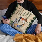 Henkilökohtainen Haluan pitää kädestäsi 80 ja sanoa Baby Let's Go Camping heittää tyynyn kansi lahja Camping pari makuuhuoneen sisustus