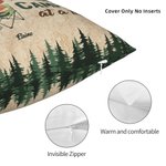 Personalised Making Memories One Campsite At A Time Throw Pillow Cover Christmas Birthday Gift for Camping Lover Home Sofa Decor