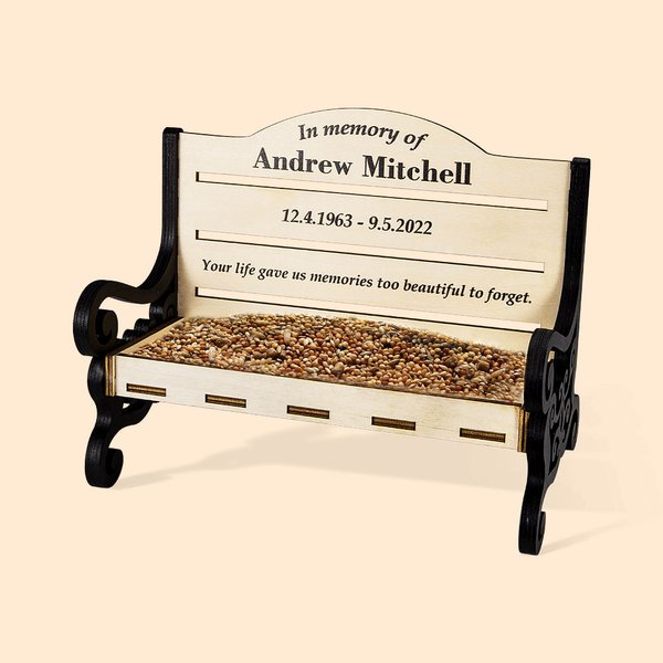 Memorial Bench Bird Feeder Suction Cups Decoration