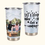 Henkilökohtainen Perhe Koira Nukkua Tähtien alla Camping lainausmerkit 20oz Tumbler Loma Syntymäpäivä Vuosipäivä Lahja Perhe Ystävät Lemmikkieläinten ystäville Lovers