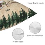 Henkilökohtainen Life Is Better When You're Camping Throw Pillow Cover Syntymäpäivä Anniversary Gift for Camping Couple Lover Sofa Decor
