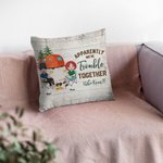 Personalizado Aparentemente Somos Problemas Juntos Quién Lo Sabía Funda Almohada Cumpleaños Regalo de Navidad Decoración del Hogar