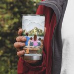 Henkilökohtainen Home Is Where We Park It Camping Quotes Family 20oz Tumbler kuumille ja kylmille juomille päivittäiseen käyttöön