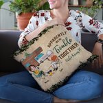 Henkilökohtainen Ilmeisesti olemme ongelmia yhdessä Kuka tiesi heittää tyynyn kansi syntymäpäivälahja leirintäalueelle pari kodin sisustus