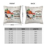 Personalizado Aparentemente Somos Problemas Juntos Quién Lo Sabía Funda Almohada Cumpleaños Regalo de Navidad Decoración del Hogar