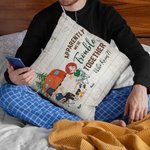 Personalizado Aparentemente Somos Problemas Juntos Quién Lo Sabía Funda Almohada Cumpleaños Regalo de Navidad Decoración del Hogar