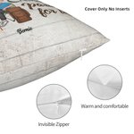 Henkilökohtainen aviomies ja vaimo Camping Partners for Life heittää tyynyn kansi Camping lahja pariskunnalle Wife Home Decoration