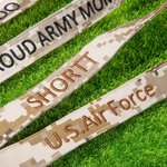 Personalized Military Camouflage Embroidery Lanyard Badge Holder US Navy Gift for Air Force Marines Military Mom Army Wife Family