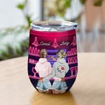 Henkilökohtainen Emme ole sokeria ja mausteita ja kaikkea kivaa Bar uudelleenkäytettävä Wine Tumbler eristys vaikutus Best Friends lahja