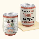 Vaso de Vino Personalizado You Are The 
