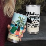 Citazioni personalizzate sul campeggio che creano ricordi vacanze estive Tumbler da 20 oz per uso quotidiano Regalo di anniversario Regalo di complean