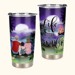 Henkilökohtainen Camping lainausmerkit Elämä on parempaa perheen kanssa Camping 20oz Tumbler päivittäiseen käyttöön