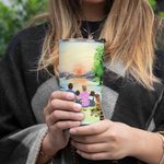 Gepersonaliseerde Camping Quotes Home Is Where We Park It Sunrise Achtergrond 20oz Tumbler voor Dagelijks Gebruik