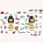 Personliga dagliga bekräftelseord Jag älskar alla delar av mig 20oz Tumbler Tillbaka till skolgåva Födelsedagspresent Daglig användning