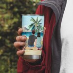 Citazioni personalizzate sul campeggio Partner per la vita Tumbler da 20 oz per uso quotidiano Regalo di anniversario Regalo di compleanno