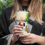 Citations Personnalisées Camping Aventure Famille avec Animaux Tumbler 20oz pour boissons chaudes et froides Cadeau d'Anniversaire