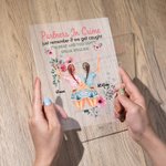 Henkilökohtainen Rikostoverit Muista vain, jos jäämme kiinni, olen kuuro ja sinä et puhu englantia Akryylilaatta Akryylinen koriste