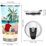 Citazioni personalizzate sul campeggio Andiamo in campeggio famiglia animali domestici 20 oz Tumbler per anniversario regalo di compleanno regalo di u