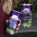 Personalized Camping Partners Family with Pets 20oz Tumbler for Hot and Cold Drinks Birthday Gift