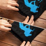 Funda para estribos de equitación personalizada con purpurina y nombre Juego de 2 fundas de protección equina Regalo de cumpleaños para los amantes de