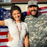 Personalized Military Camouflage Embroidery Lanyard Badge Holder US Navy Gift for Air Force Marines Military Mom Army Wife Family