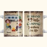 Tasse en céramique blanche personnalisée pour Couple Anniversaire Cadeau de Mariage