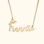 Personalized Cowboy Necklace Western Jewellery with Name Western Cowboy Hat Love Heart Cowgirl Gift Cowboy Gift Birthday Gift