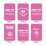 Henkilökohtainen matkalaukku Design krapula Recovery Kit nimi Bachelorette Party Bridal Shower kanssa