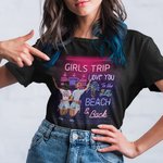 Personalised I Love You to the Beach And Back T-shirt Friendship Gift